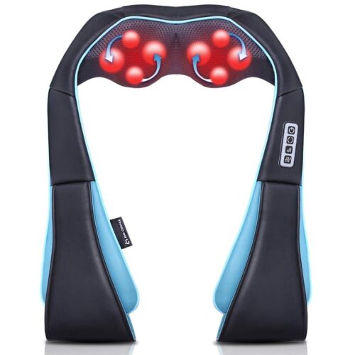 Neck Shoulder Back Massager with Heat - Shiatsu Neck Massager Neck Shoulder Back Massager with Heat