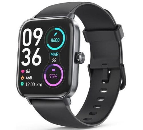 Hoowel Smart Watch for Men and Women - Alexa Built-in Smartwatch with Heart Rate, Sleep and Blood Oxygen Monitor 24-7 Heart Rate Auto Image Correction Hoowel Smart Watch for Men and Women - Alexa Built-in