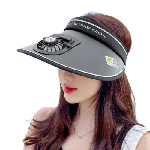 Discover the Ultimate Comfort: The Sun Visors Hat with Fan for Women