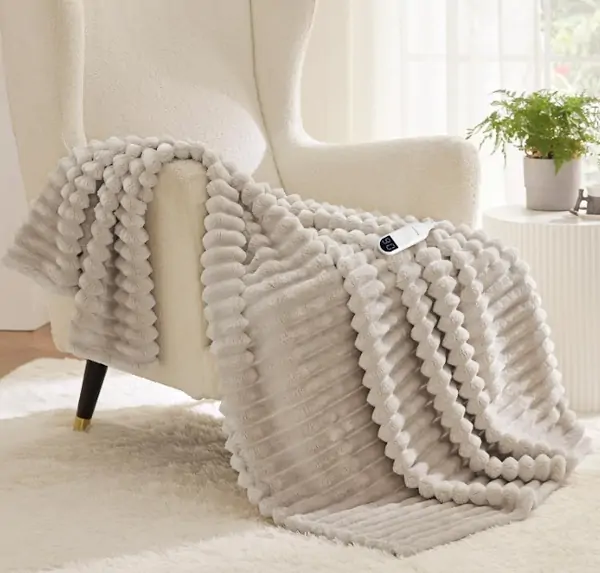 Bedsure Heated Blanket Electric Throw 